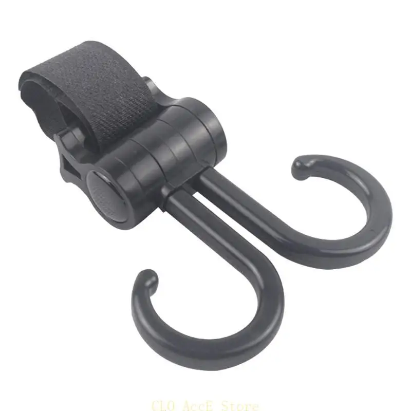 

16FE Upgraded Double Stroller Hook Adjustable Hook Multifunction Bag Hanging- Hook