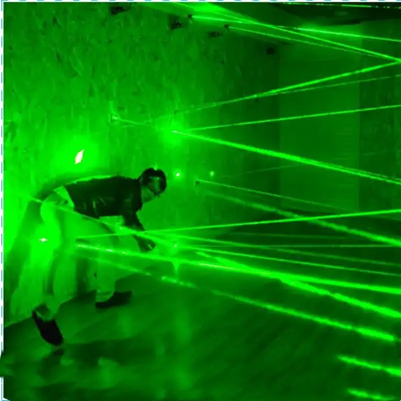 

Green Laser Module for Escape Room Games,532nm Dual chip large-area receiver, sound and light alarm Source manufacturer