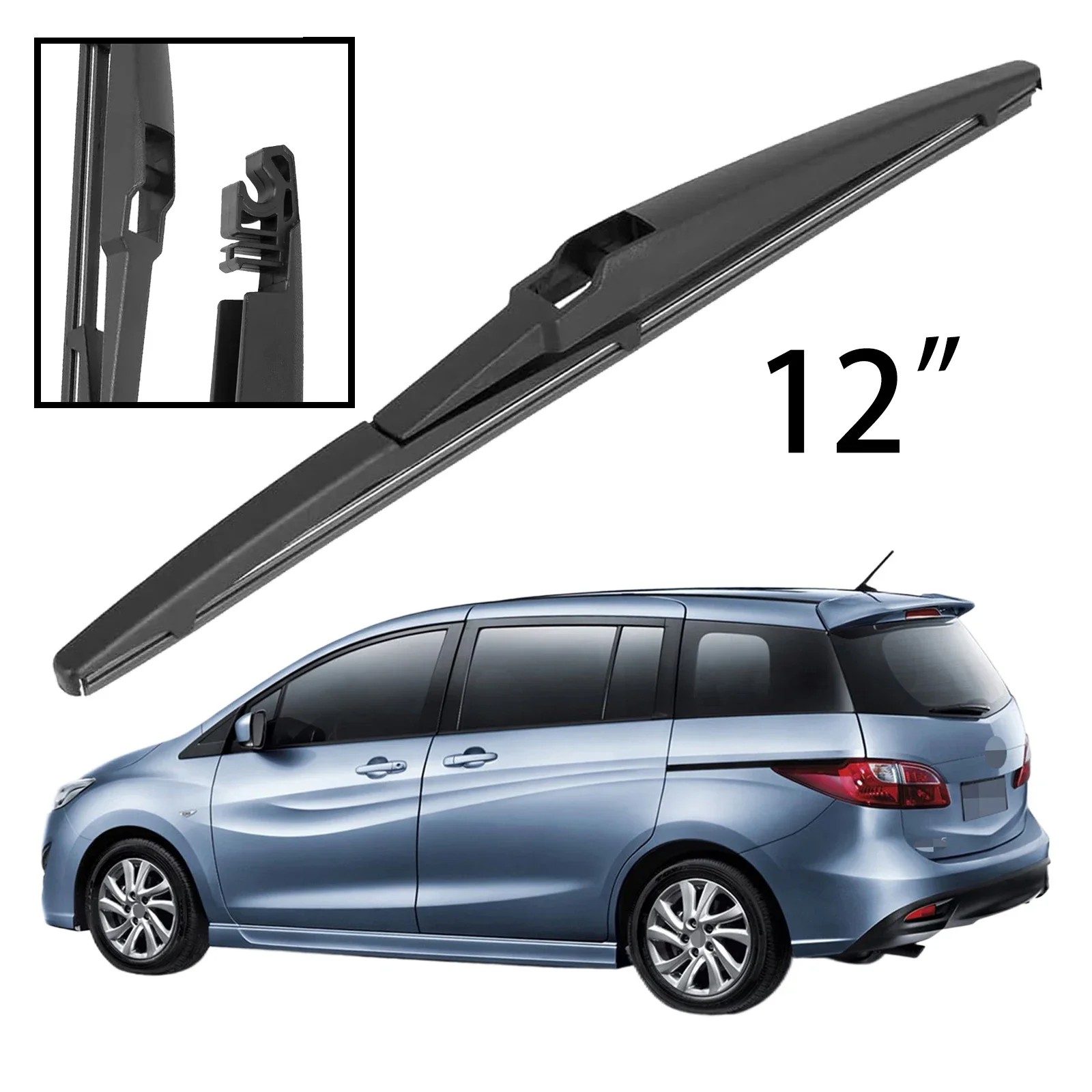 

12" Rear Windshield Windscreen Washer Wiper Blade For Mazda 5 Mazda5 2005-2018 Car Accessories Accsesories