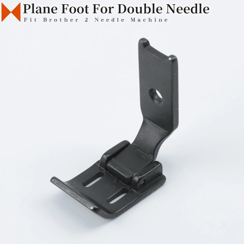 

Plane Presser Foot For Double Needle Sewing Machine Fit Brother LT2-B842 845 872 875 JUKI LH-3128 3168 Accessories Parts