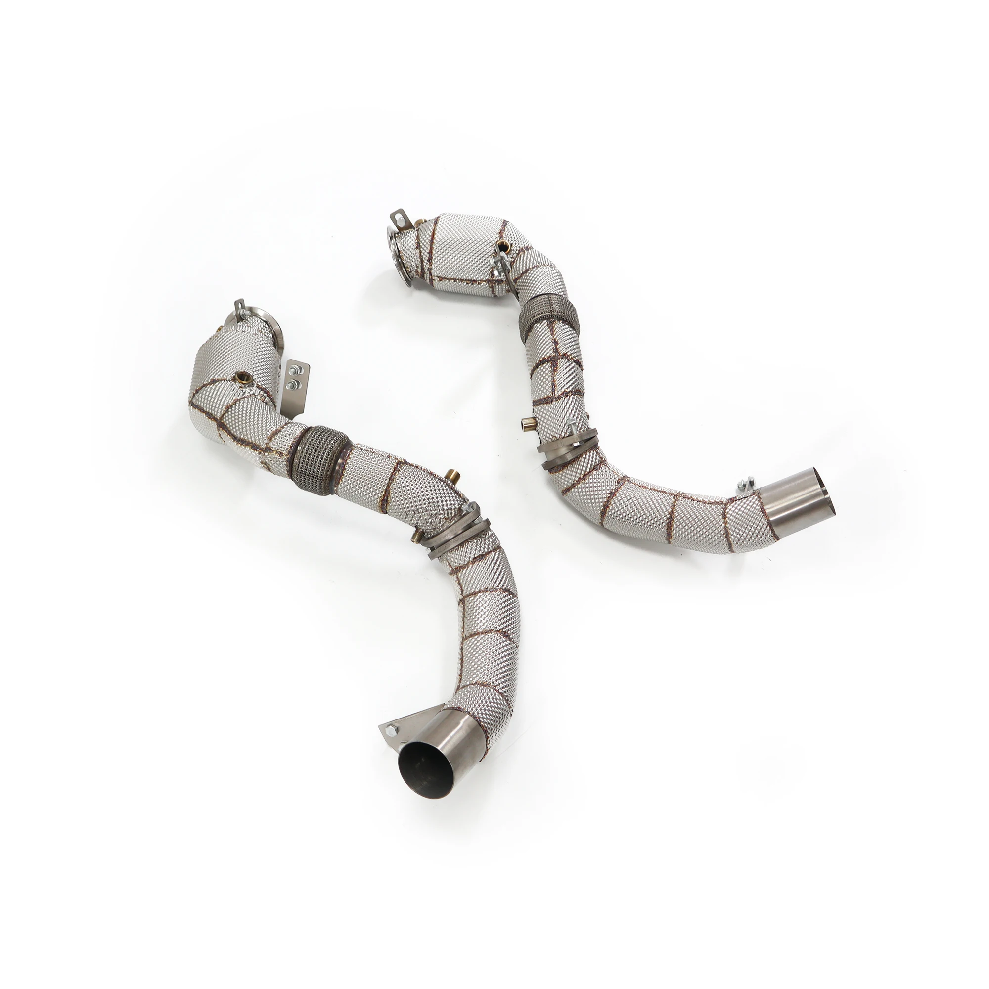 

ING Exhaust Downpipe for BMW M850i G14 2019-2022 4.4T N63 V8 With Catalytic Heat Shield OPF Pipes Exhaust System