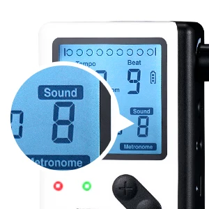 2-in-1 Pocket LEKATO Electronic Digital Metronome for Piano Guitar Drum Ukulele Practice with Timer 8 Beat Tones Tone Generator