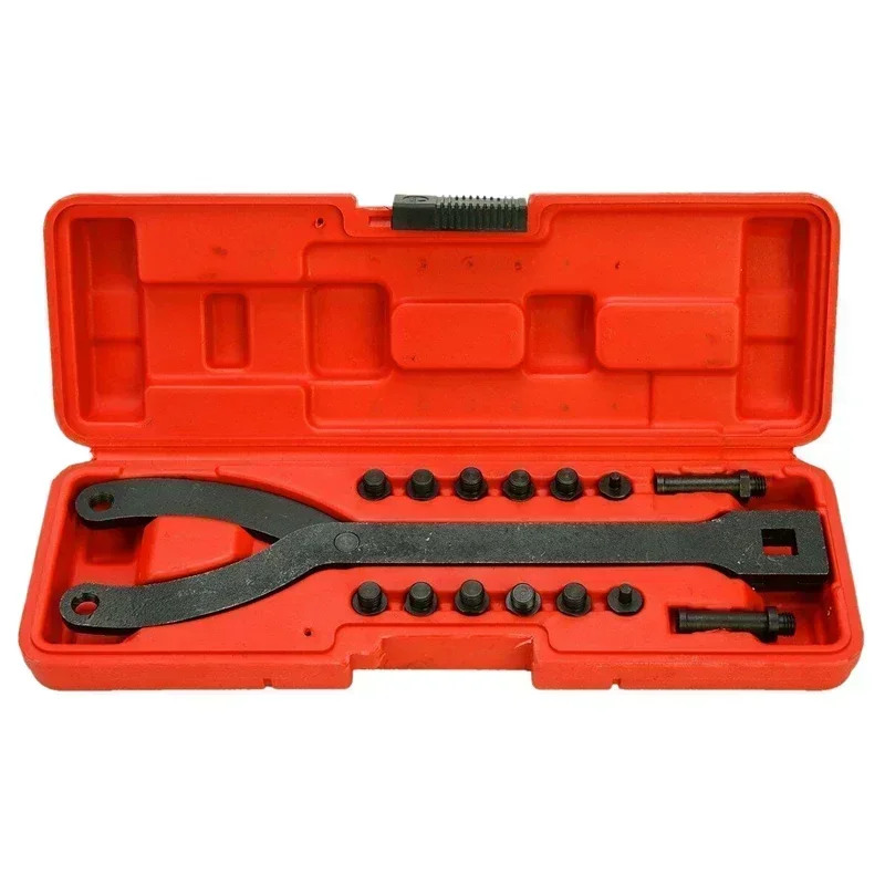 15Pc Adjustable Variable Pin Spanner Wrench Tool Pulley Puller