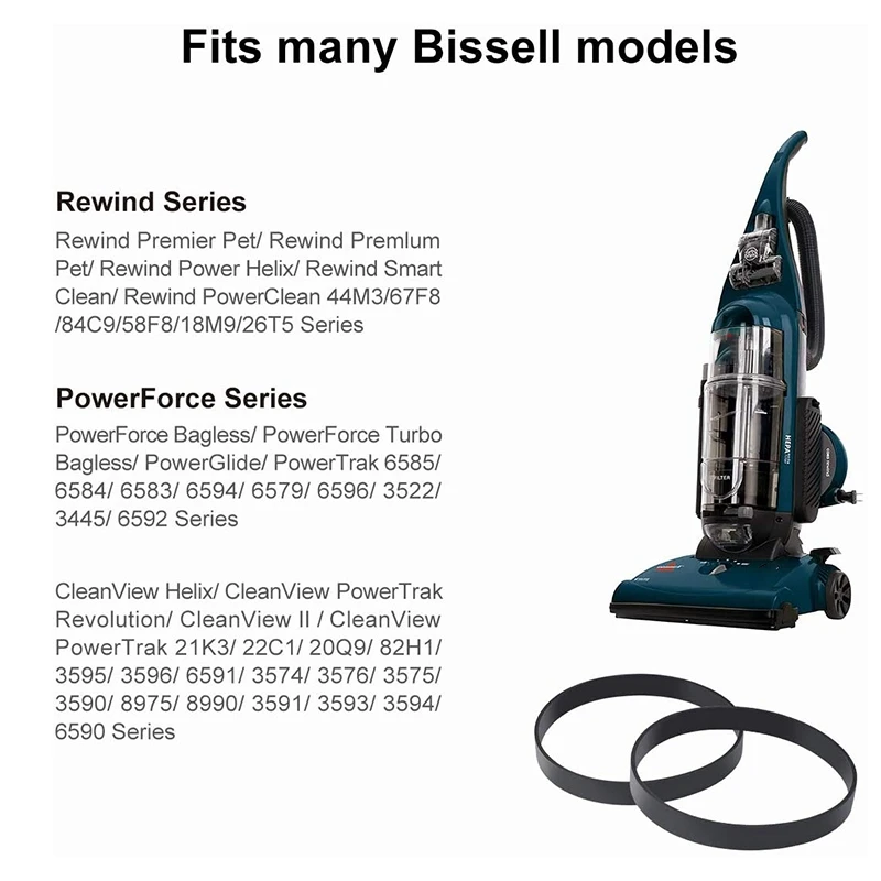 2 قطعة استبدال انتقال حزام ل بيسيل تستقيم فراغ نظافة 7 9 10 12 14 3031120 و 32074