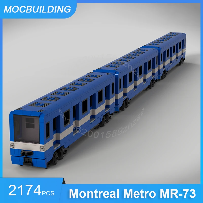 

Конструктор MOC, Монреаль, метро, раньше, строительные блоки, транспортные городские поезда, Обучающие игрушки, подарки, 2174 шт.