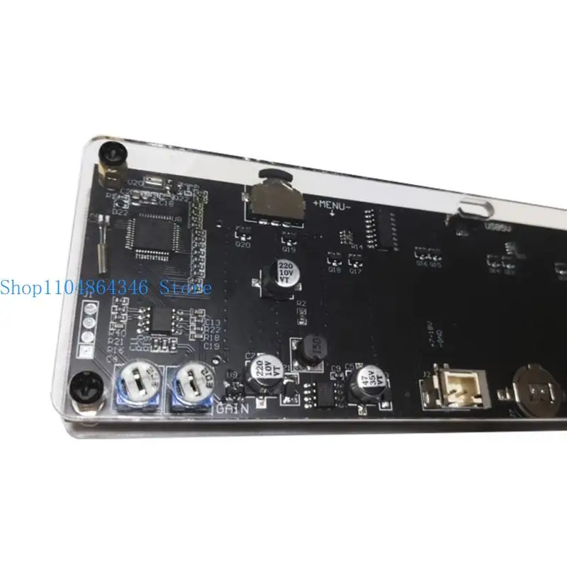 

5asd LED2015 Светодиодный индикатор музыкального спектра, двухканальный, одноканальный, регулируемый