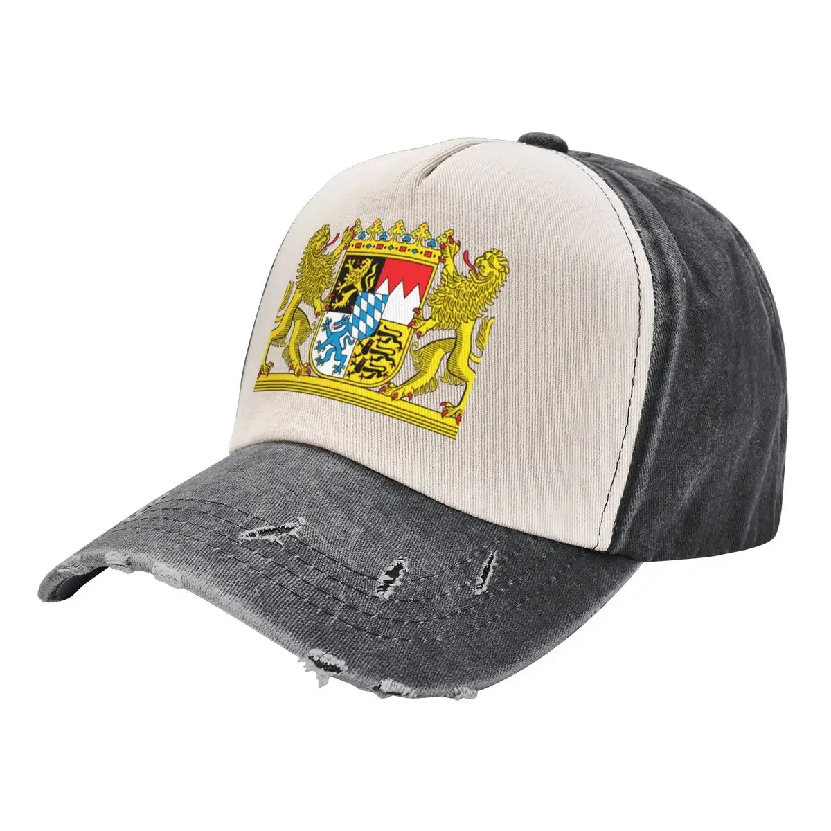 

Bavaria coat of arms Baseball Cap Military Tactical Cap fashionable golf hat genuine Elegant Women's Hats Men's