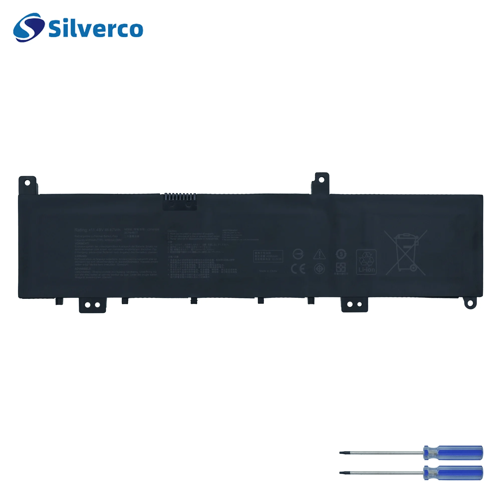 C31N1636 Battery for ASUS VivoBook Pro 15 N580V N580VD N580VN N580GD NX580V NX580VD X580V X580GD M580GD ZenBook UX502VD