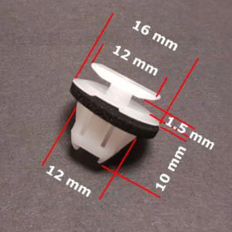 

9mm Rivets Clips Plastic Wing Moulding Arch Surround Black+White Car Wheel For Nissan Juke & X-Trail(T31) Stock Hot