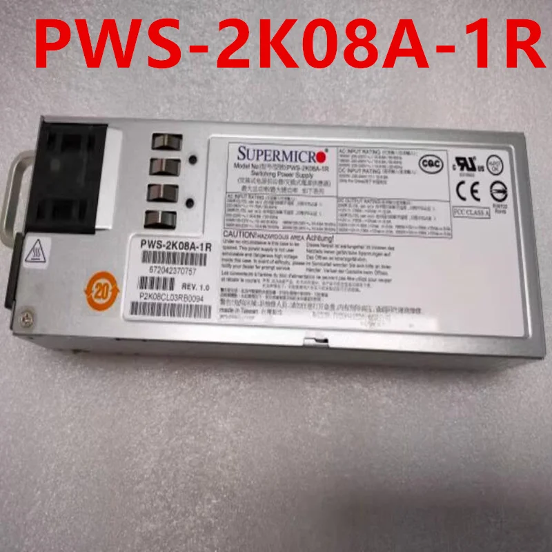 1PCS Original New Power Supply For SUPERMICRO 2000W PWS-2K08A-1R 2090W PWS-2K21G-2R