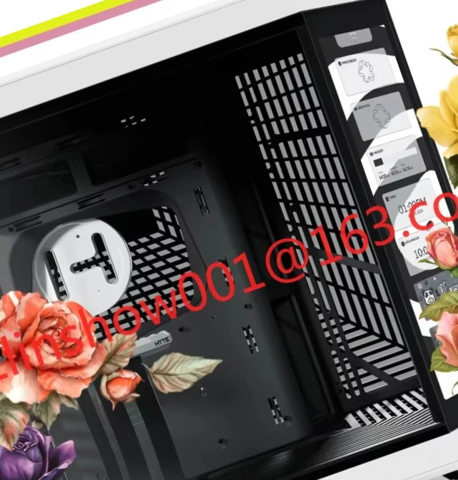 Y70 chassis, fish tank sea view room, double 360 water-cooled 4K touch LCD sub-screen side transparent e-sports computer