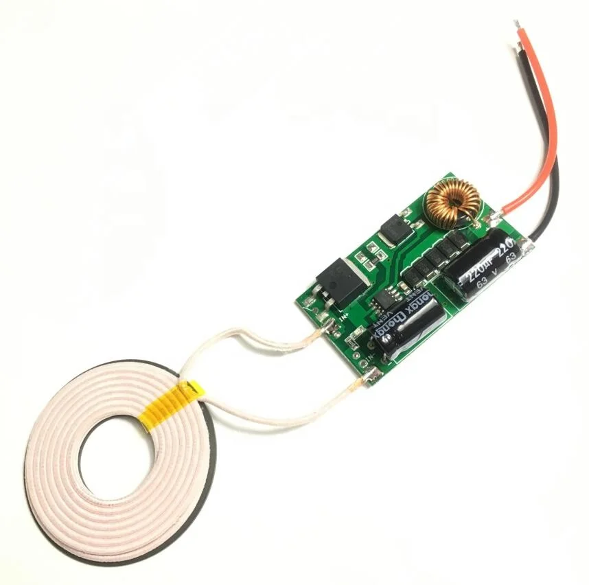 

2025 hot sale Taidacent 60W Wireless Power Supply Module 24 Volt Electromagnetic Induction Charger Long Range 24V 2.9A Output Wi