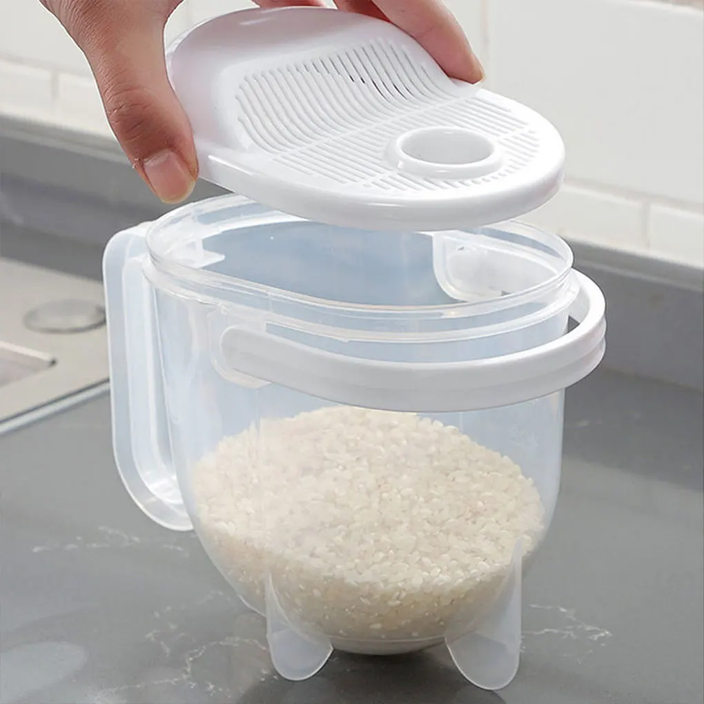 Washing Rice Machine with Handle Plastic Strainer Soybean Washer Sieve Convenient Multifunctional for Kitchen Supplies