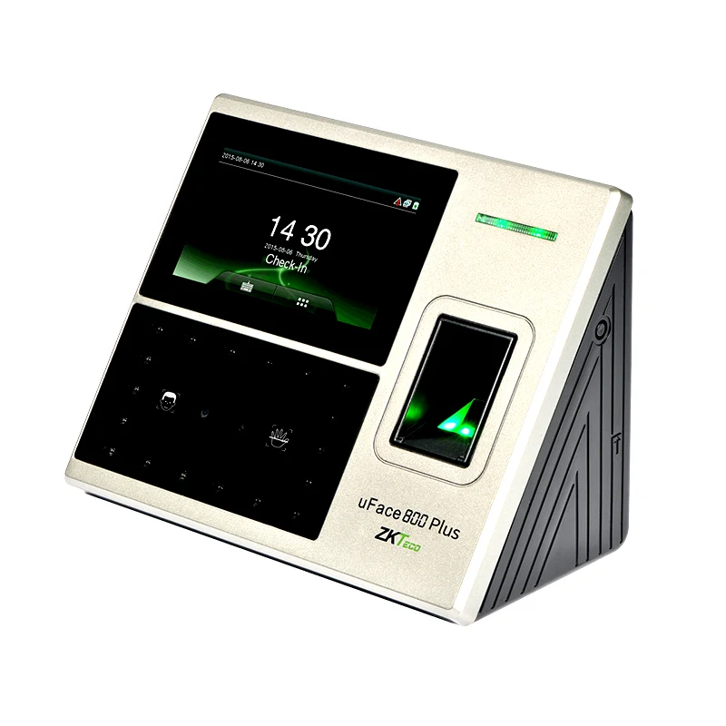 Zkteco Fingerprint Facial Attendance Machine Company Employee Facial Recognition Work Face Brushing Clock in Machine