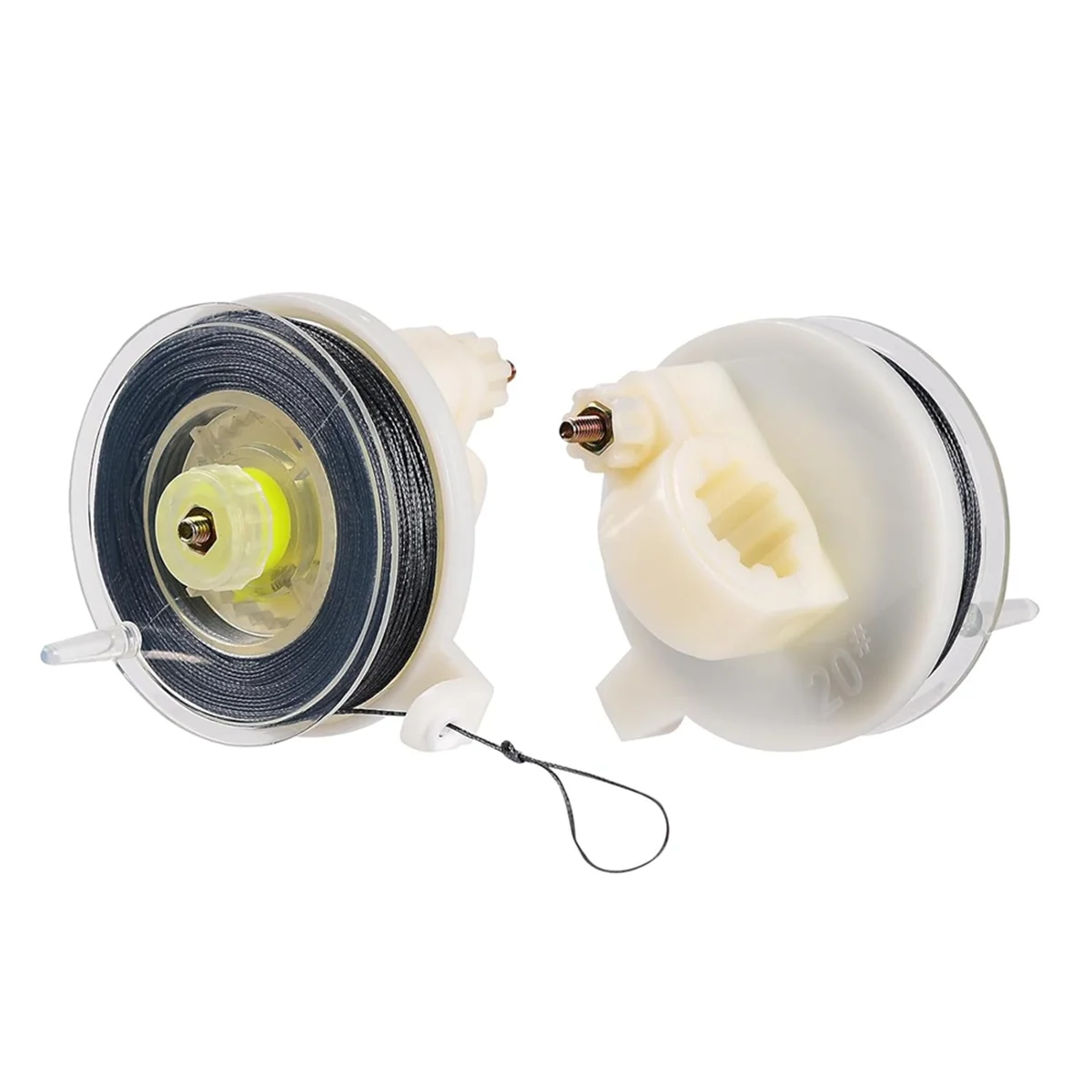 ABGI1 Pcs Trip Wire on Reel แบบใช้ซ้ําได้ (85ft), สายไฟสําหรับปริมณฑล Trip Alarm 12 Gauge และ Trip Wire Alarm