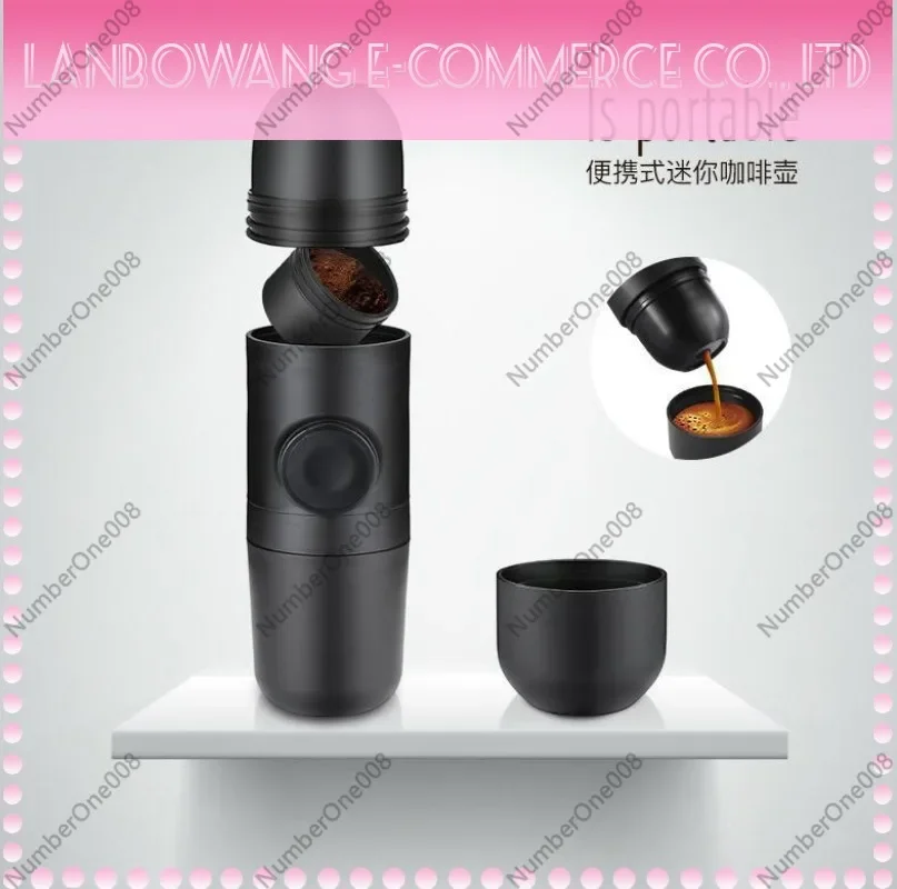 Portable Hand Press Espresso Machine Electric Espresso Maker Outdoor Capsule Ground Coffee Travel Kettle