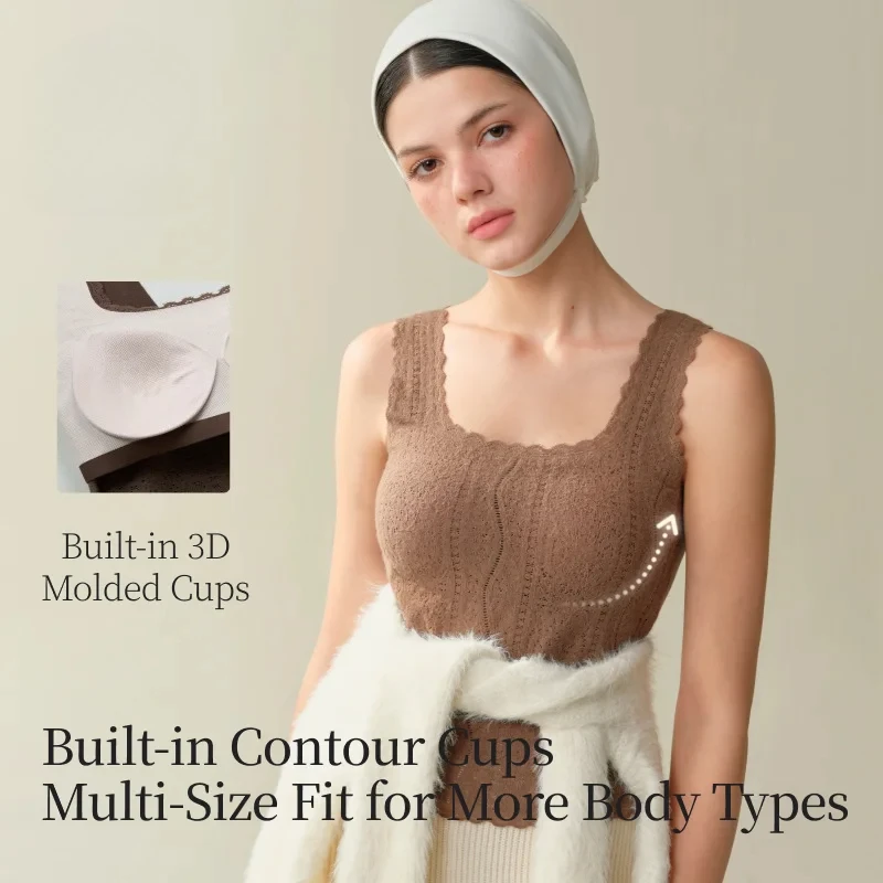 SUJIIN 2 قطعة/الوحدة ملابس اخلية حرارية بلايز للنساء 2025 الشتاء عادية أكمام ساحة طوق سترة قاعدة طبقة القمم امرأة XD015