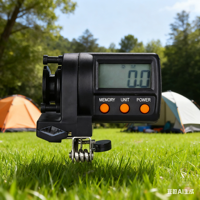 Electronic Fishing Line Counter 999M Digital Display Adjustable Trolling Jigging Rotated Adjustable Screen Carp Fishing Tackle