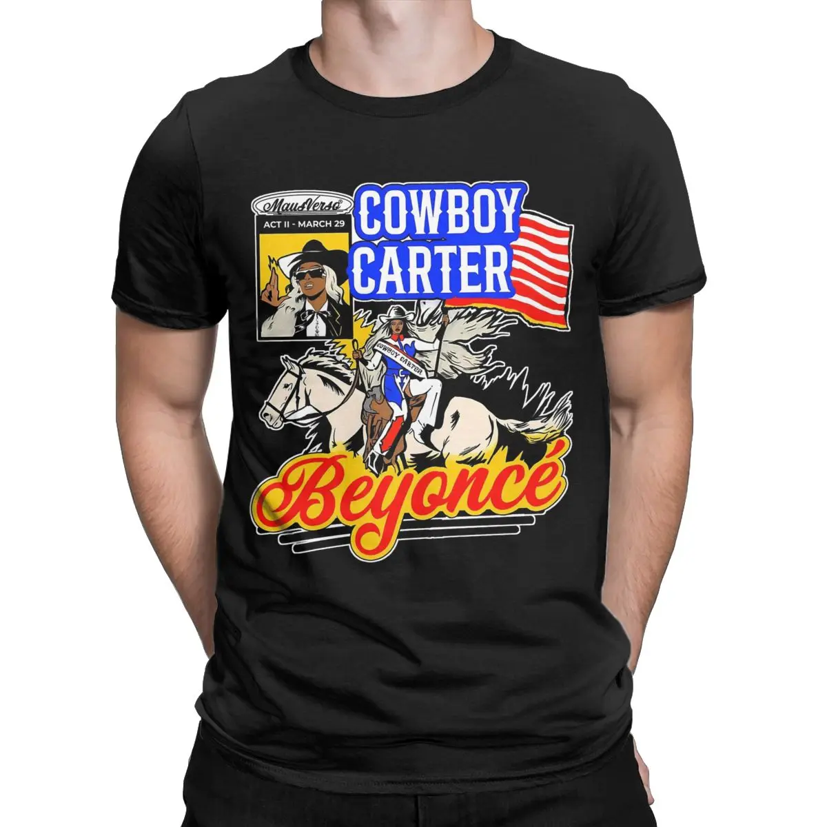 Summer Beyonce Cowboy Carter 2024 Music Tour Men Women's T Shirts Apparel Funny Tees T-Shirts Pure Cotton Gift Idea Clothing