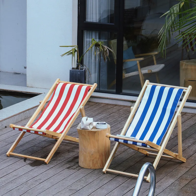 

Wooden Beach Folding Chair Camping Portable Fishing Light Weight Folding Chair Recliner Sun Loungers Sillas De Playa Furniture