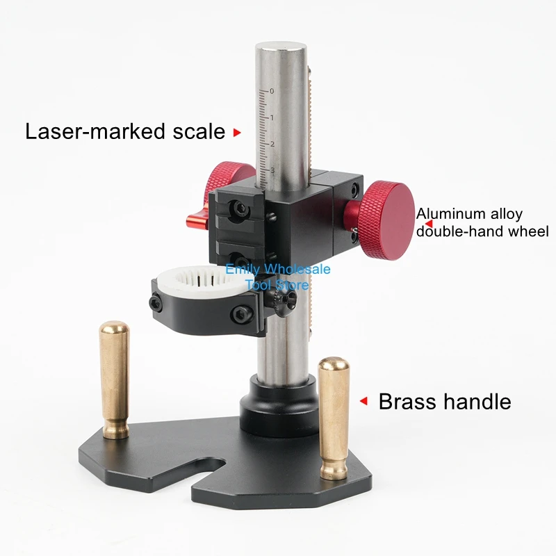 Dental Drill Carving Support Bracket, Silver Wire Inlay Grooving Handle Bracket, Auxiliary Tool