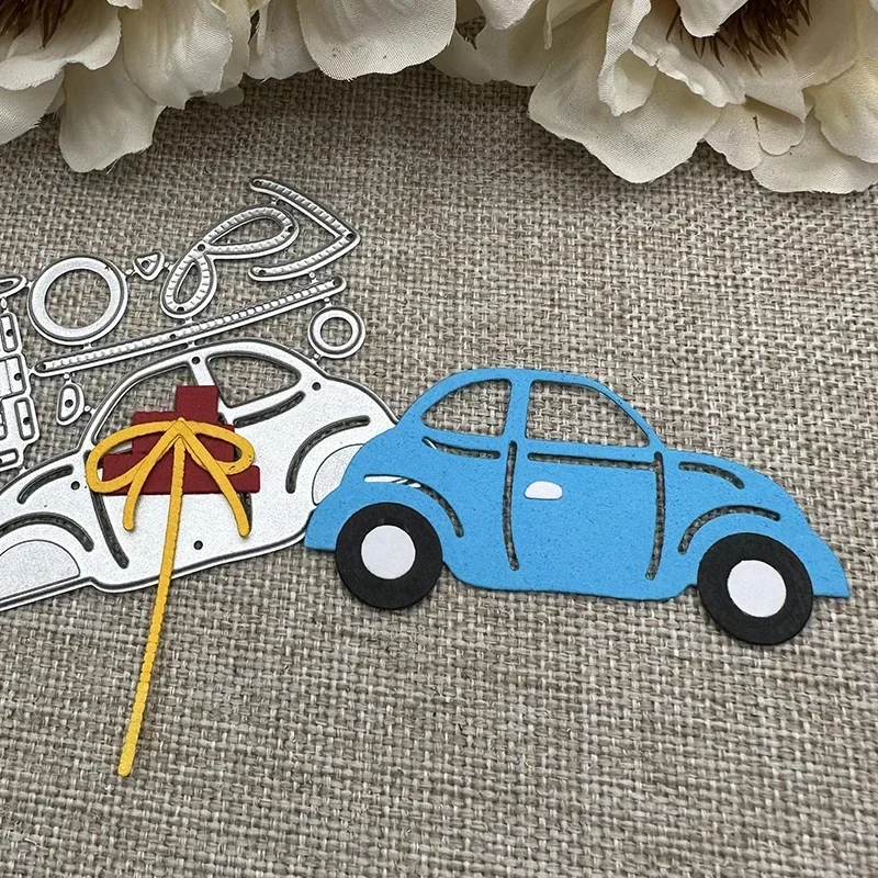 

Gift trolley decoration Metal Cutting Dies Stencils For DIY Scrapbooking Decorative Handcraft Die Cutting Template Mold