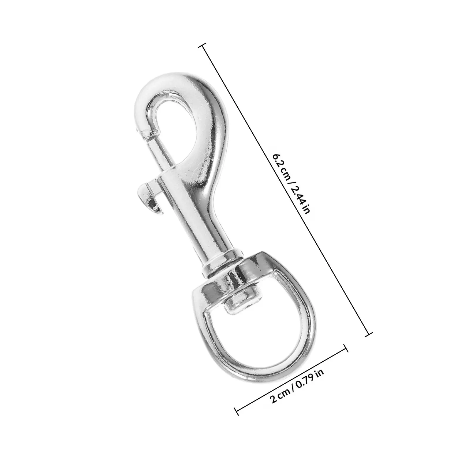 4Pcs Rotating Eye Swivel Snap Hooks Flag Clips Heavy Duty Weatherproof 360 Degree Rotation for Flagpole Flag Mounts Marine Use