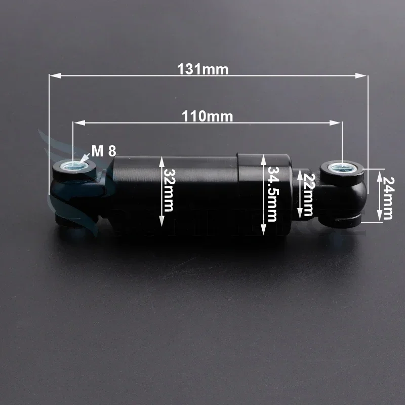 110mm 125mm 150mm Aluminum Alloy 750lbs Rear suspensio Shock Absorber for Kugoo M4 Electric Scooter bicycle Pocket E-Bike parts