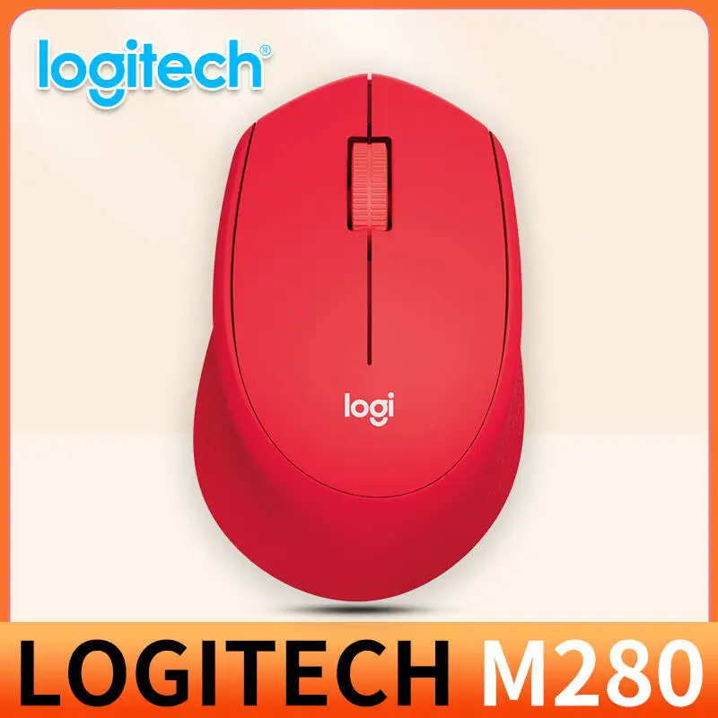 ماوس المكتب Logitech M280 Professional مدمج وهادئ ومريح للحمل ومريح للمس ومصمم خصيصًا