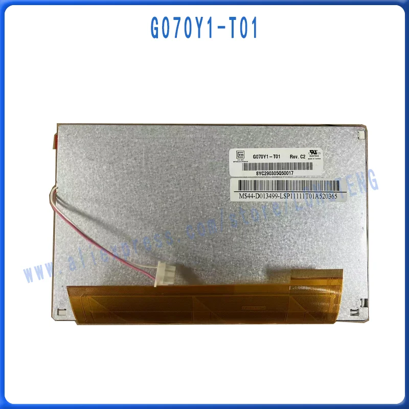 Original 7 Inch Industrial TFT LCD Module G070Y1-T01  LCD Display Screen Panel 800*480 G070Y1 T01