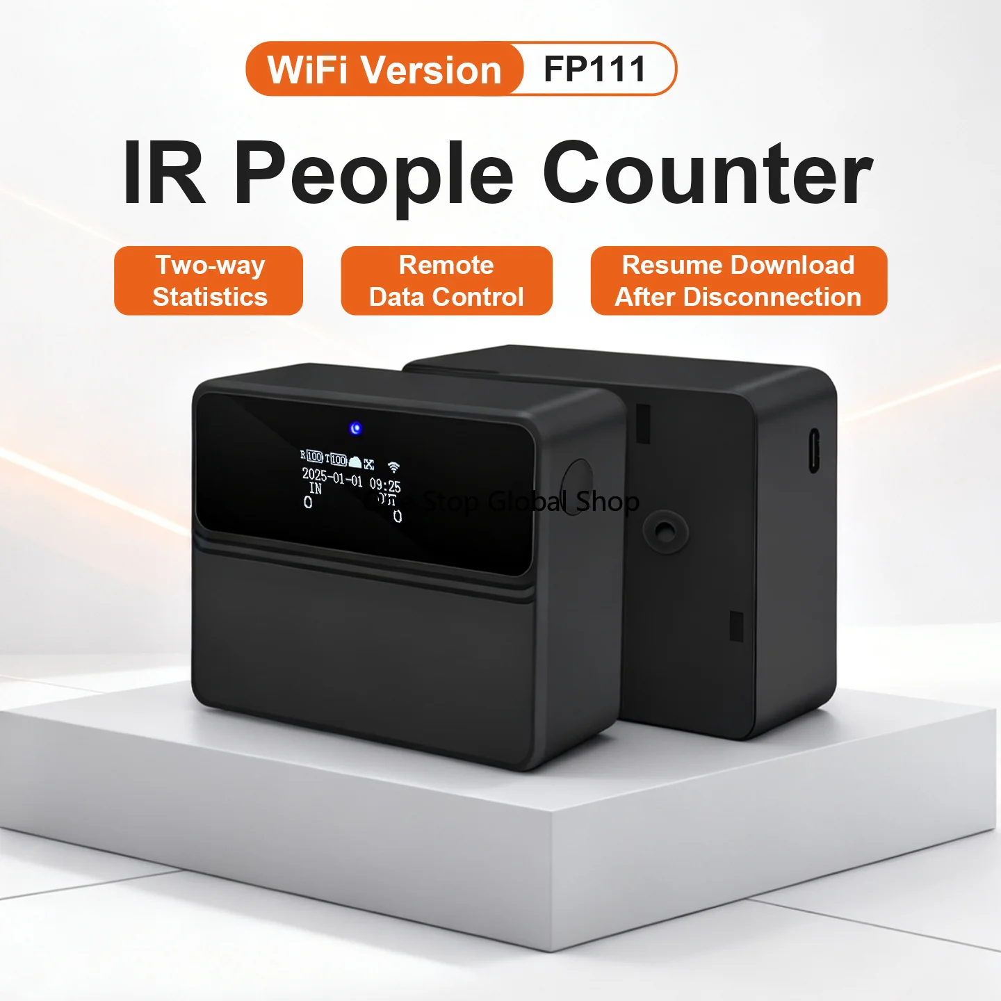 FP111 Counting System Visitor Counting Sensor  IR People Counter