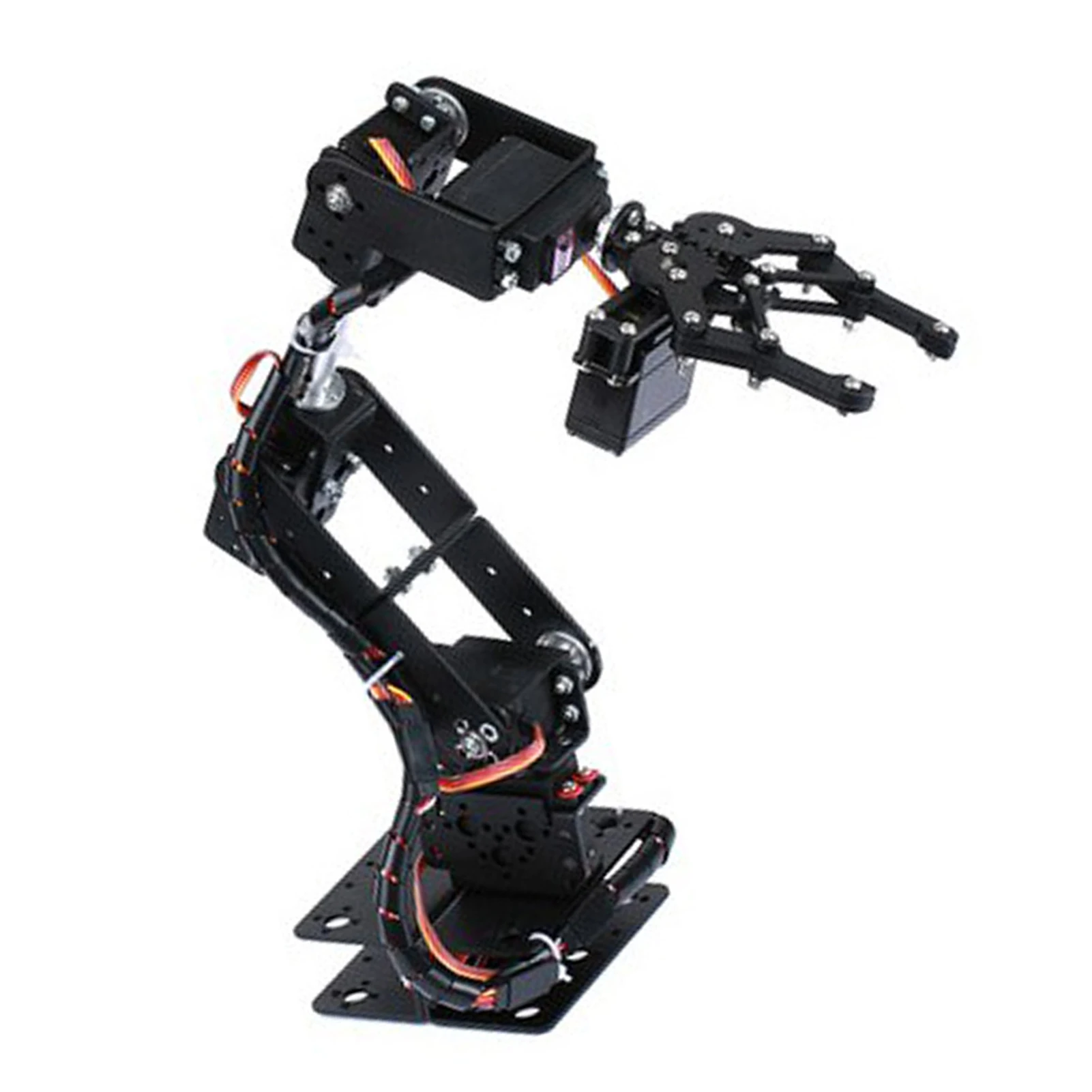 6DOF Robot Mechanical Arm Clamp Claw Kit Manipulator Industrial Robot Parts 6 Servo Motor For College Teaching IDY Production