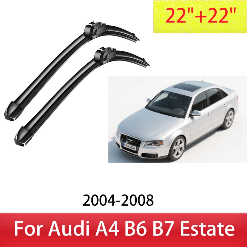 

Wiper Front Wiper Blades For Audi A4 B6 B7 Estate Avant 2004 2005 2006 2007 2008 Windshield 22"+22" Accessories wiper blade