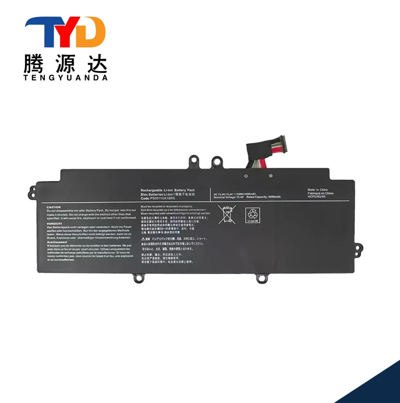 

Подходит для Toshiba DYNABOOK Portege X30L-J-13R PS0011UA1BRS 15,4V115,4V--53Wh/3450mAh аккумулятор для ноутбука