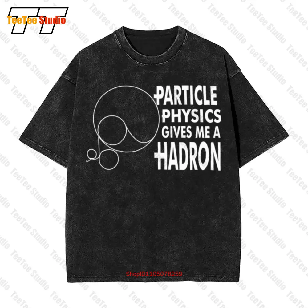 

Particle Physics Gives Me A Hadron Vintage Oversized T-Shirt Q2V7