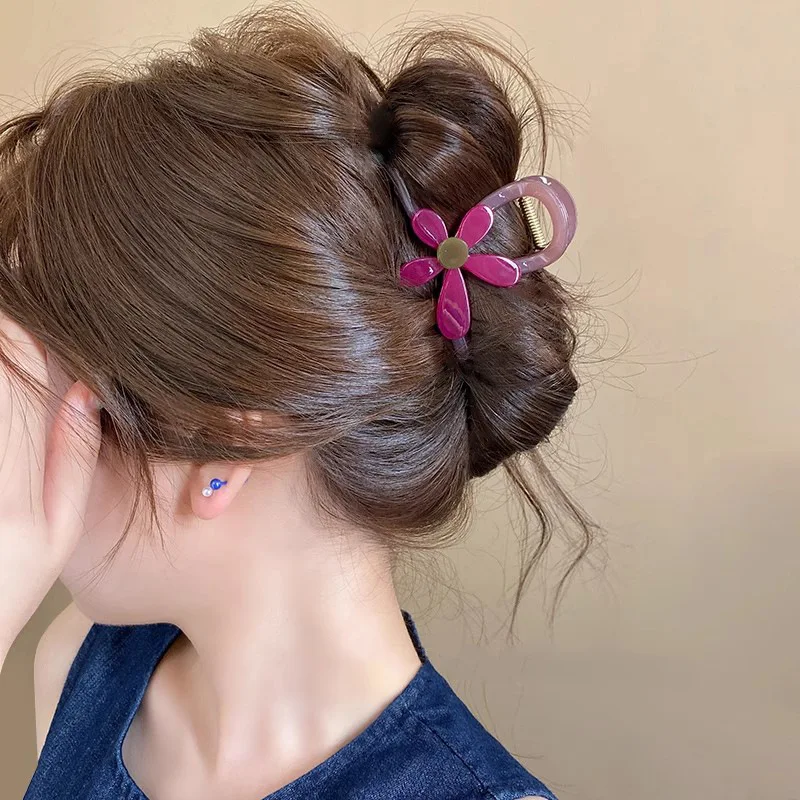 

Sunflower Medium Hair Clips for Stylish Photos, Shark Clips for Back of Head, Semi-Updo Clips, Hair Accessories