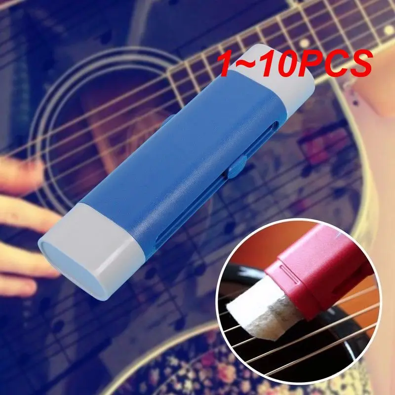 

1~10PCS Guitar Strings Derusting Brush Rubbling Pen Strings Anti Rust Guitar Cleaner String Care Oil Eraser Guitar Accessories