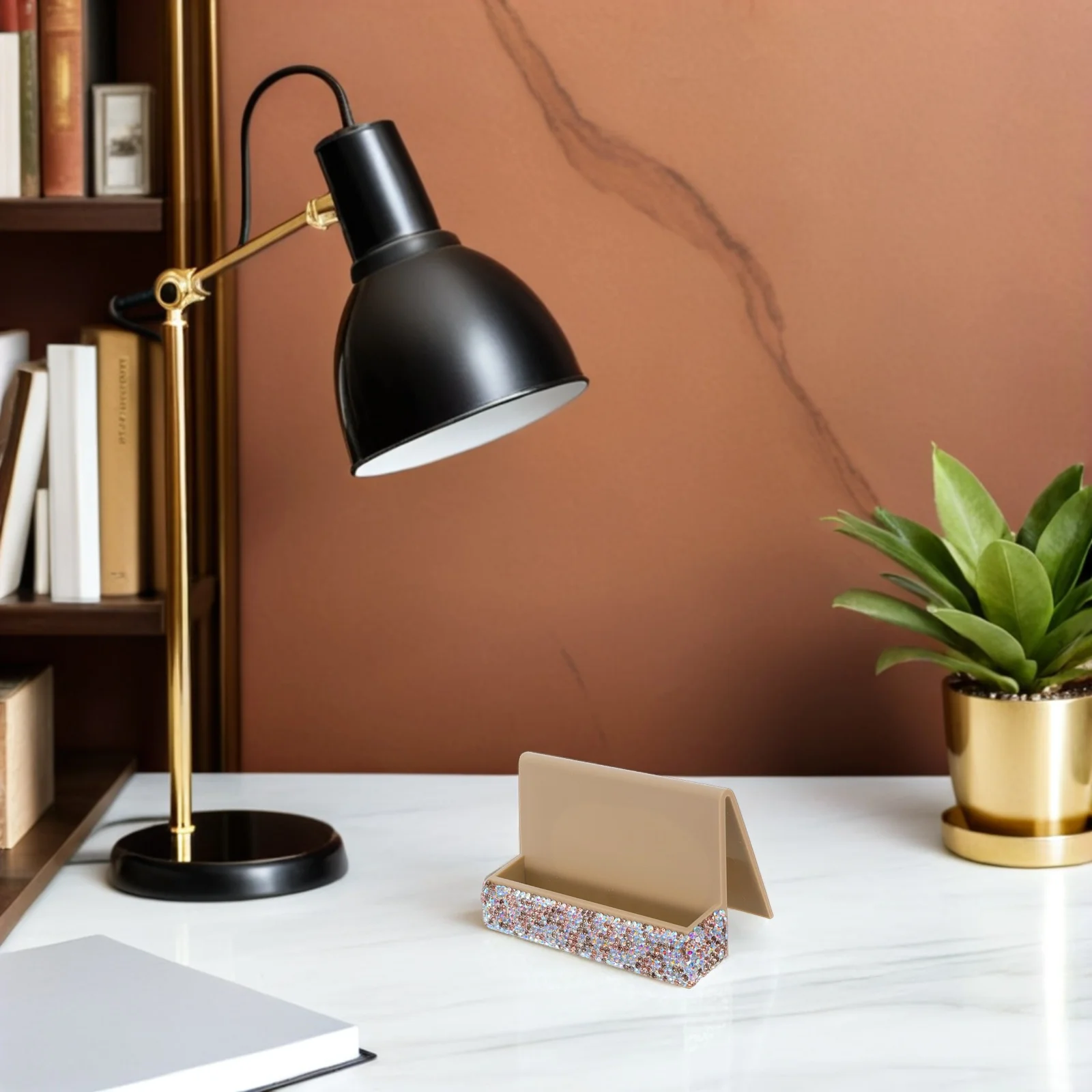 Хрустальный бизнес-держатель со стразами, настольный органайзер с именем для офисного стола, визитная карточка, стенд, коробка для хранения, вертикальный