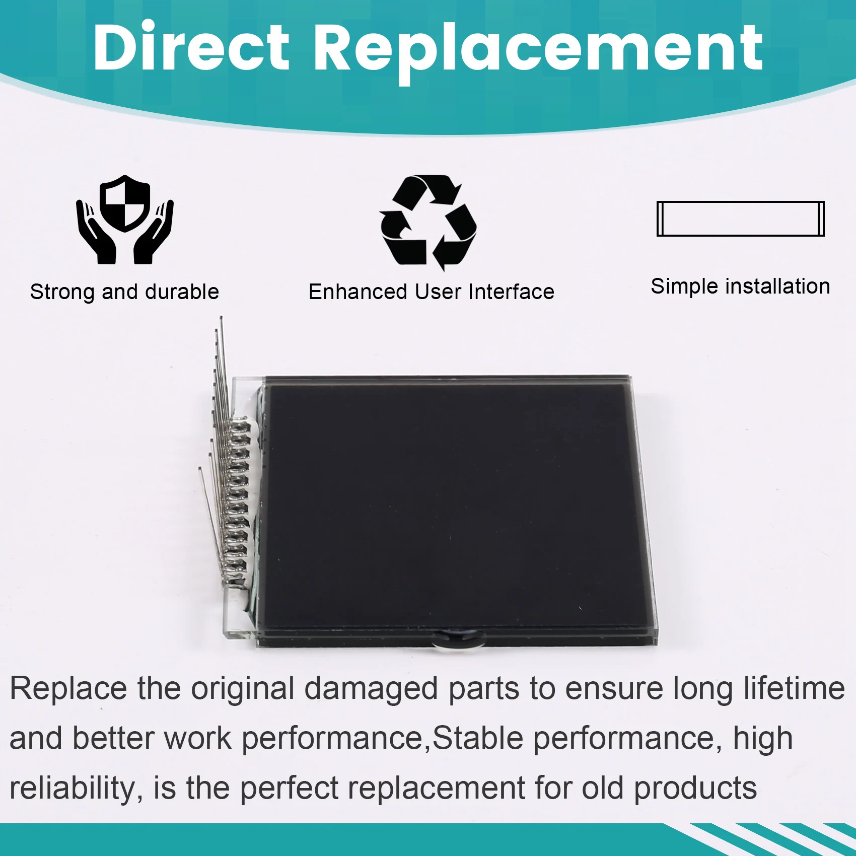 

AB61-Car Instrument Cluster LCD Down Display Replacement For Renault Megane II,Clio III 8200364027 8201060299,8200628775H