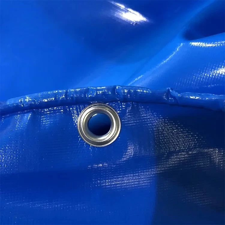 Customized size Foldable Round Pvc Tarpaulin Liner For Biofloc Fish Tank 10000 ltr Fish Farming Tank