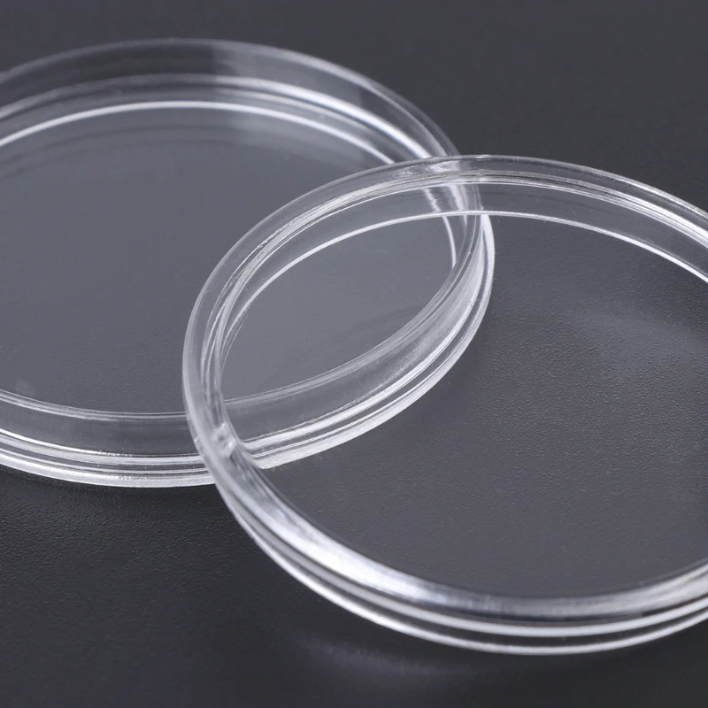 Cápsula acrílica redonda para monedas, soporte de almacenamiento transparente para monedas plateadas, 1 onza, 2022mm, novedad de 38,6