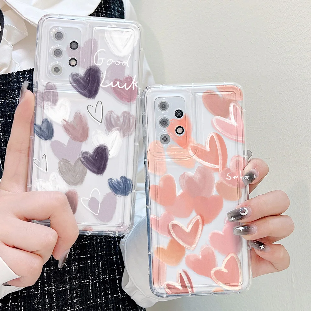 Phone Case For Samsung Galaxy A54 5G A55 A53 A52 A34 A33 S24 Ultra S23 Plus S22 S21 S20 FE A14 A13 A32 A24 A23 Soft Funda Covers