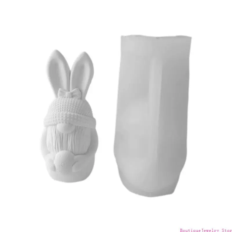 E1PE Epoxy Molds Making Mold Easter Rabbit Resin Casting Mold