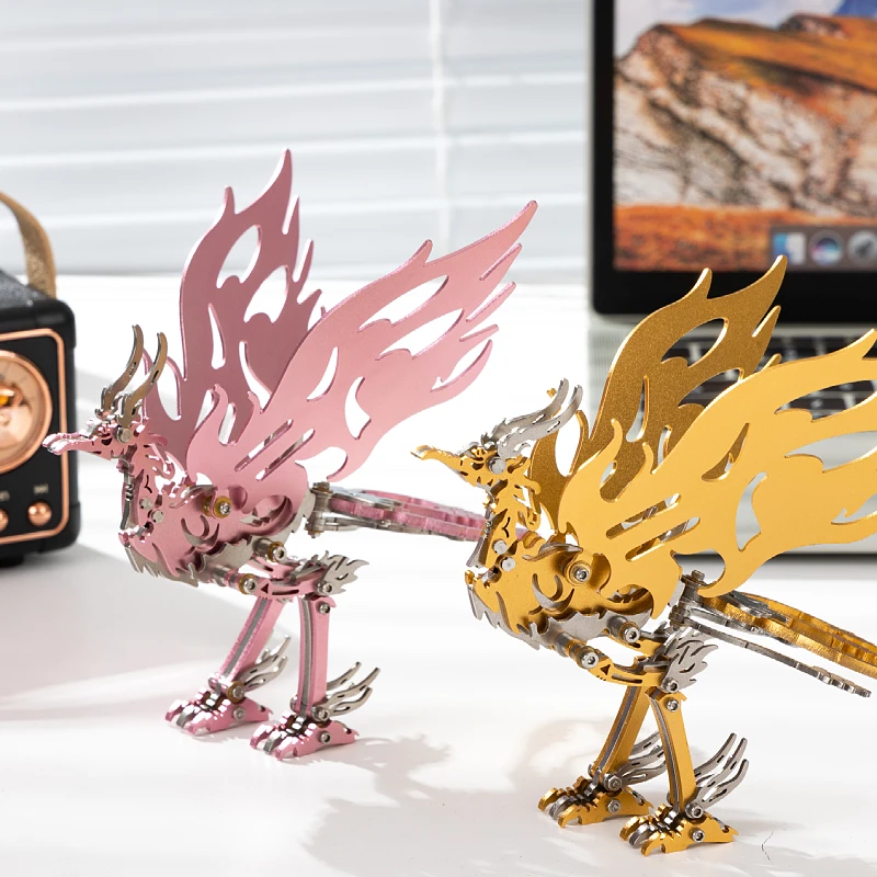 MOKR Bi Fang rompecabezas de Metal 3D juguete para niños modelo de montaje DIY Navidad Año nuevo regalo de cumpleaños educación y entrenamiento