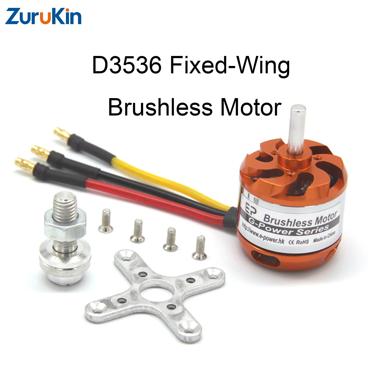 

Бесколлекторный двигатель 1/4 шт. D3536-910KV/1000KV/1250KV/1450KV, 655 Вт, 2-4 LiPo, с регулятором скорости 50A ESC для радиоуправляемого дрона, пропеллеры 9x6/8x4, высокомощный двигатель