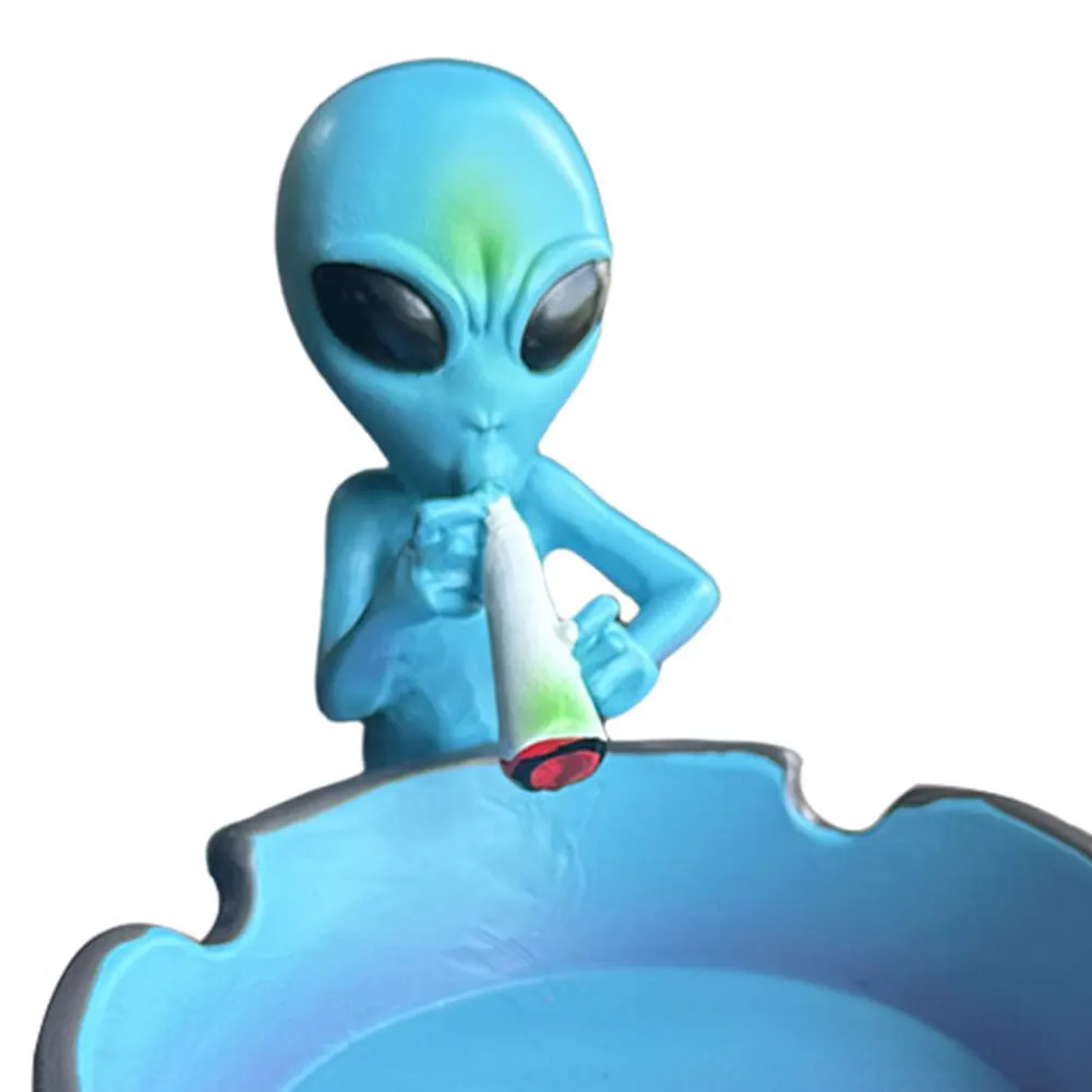 Alien Creative Ashtray Outdoor Ash Tray Resin Ashtray Home Ashtray for Home Office Ornament Gift