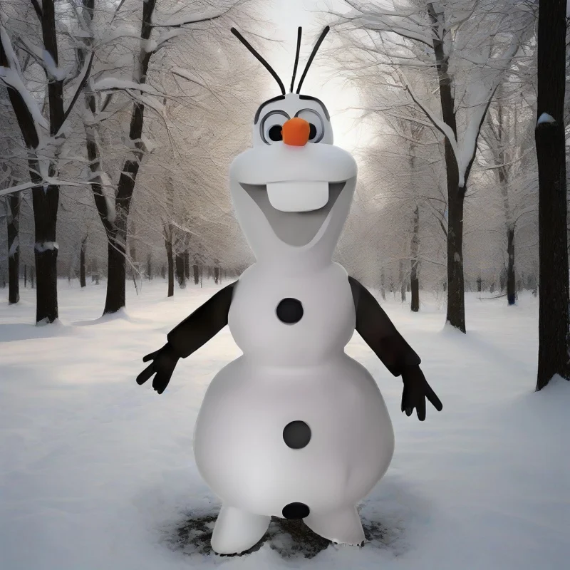 2026 Cartoon Ice and Snow World Olaf Kostüm Beliebtes Weihnachts-Rollenspielkostüm Maskottchenkostüm