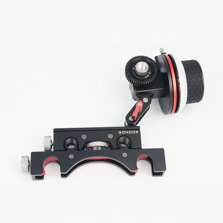 

Gondor 19mm Follow Focus GD-FF-19B with 19mm Rod Clamp+ 4 Gear Ring(60mm/70mm/80mm/90mm) for Camera/Video Camera