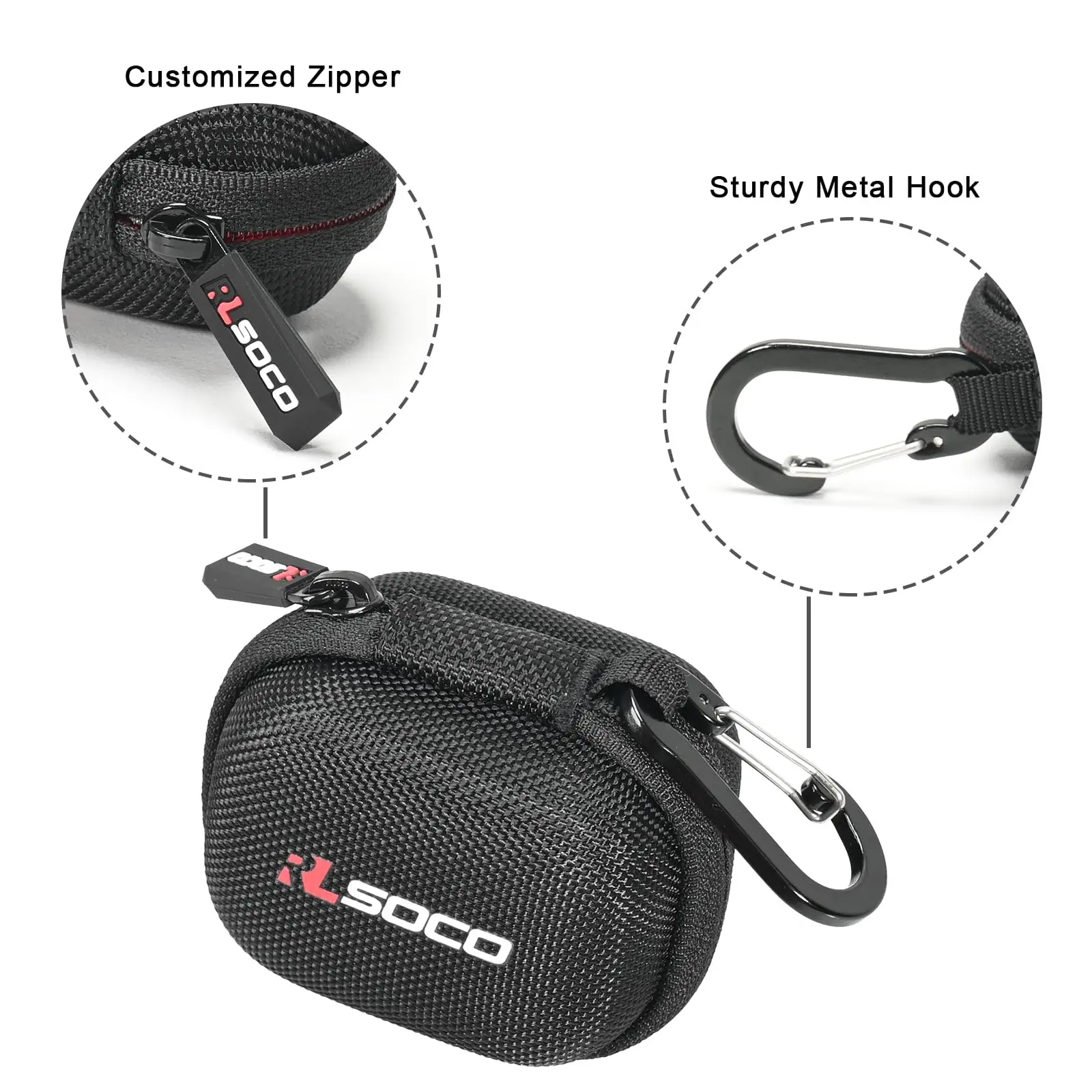 Hard Case Compatible with Marshall Motif II/Motif/Minor III True Wireless Active Noise-Canceling Earbuds Headphones (Case Only) view 3