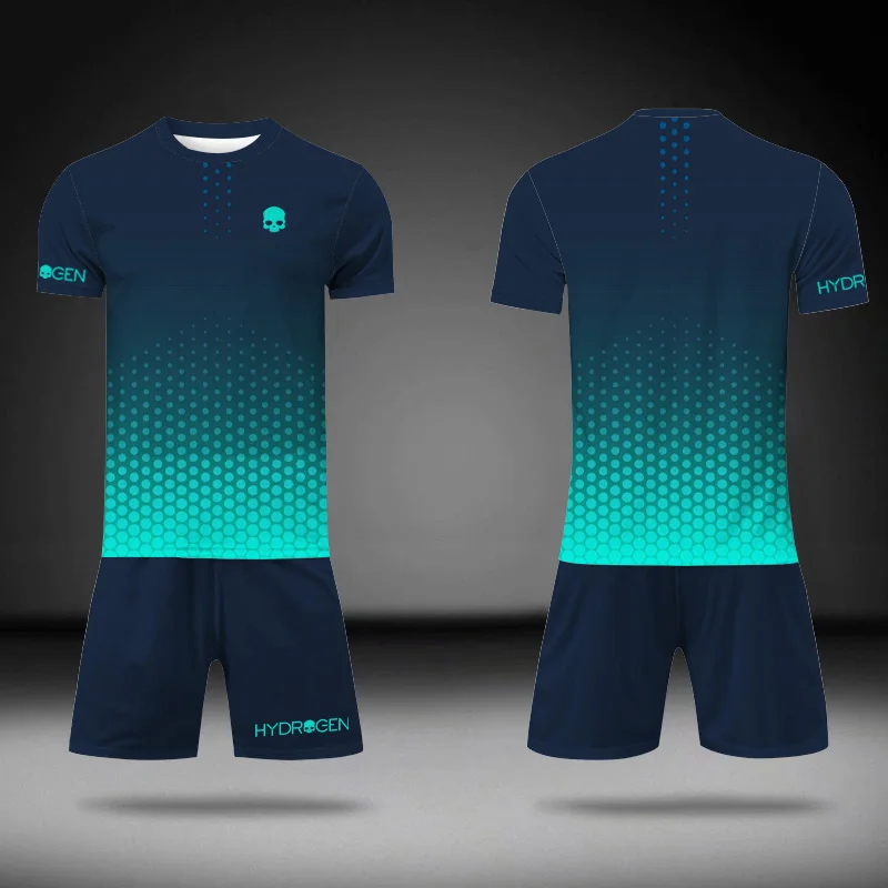 Survêtement Respzed At Fit pour homme, t-shirt à rayures et short College, tenues de tennis, ensemble de sport de basket-ball, été, 2024, 2 pièces